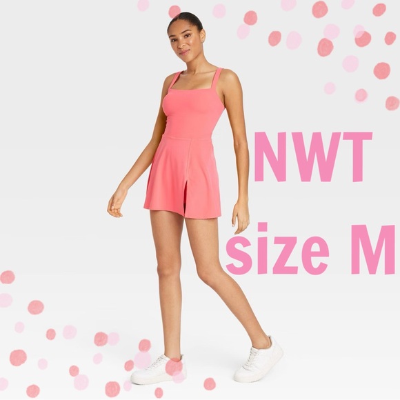 NWT!  JoyLab Active Dress size M with built in shorts - Picture 1 of 13